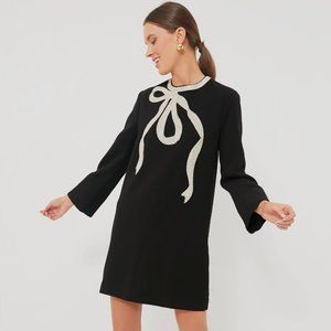 Tuckernuck Black Bow Mini Jamie Dress xxl